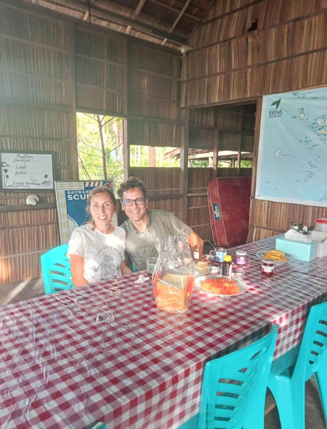 Bruno Raja Ampat Homestay Pulau Mansuar Extérieur photo